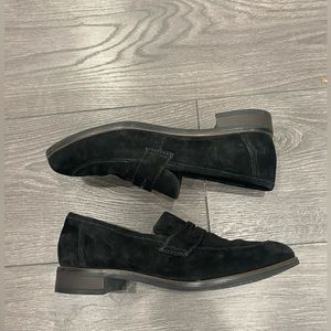 Clarks black loafers